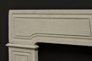 George II Limestone Fireplace Mantel, 18th Century