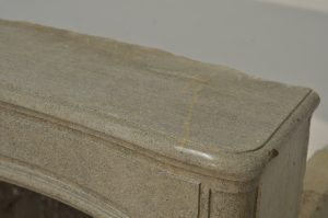 Grey Louis XV Fireplace