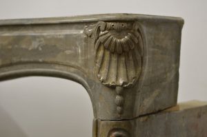 Limestone Louis XV Fireplace