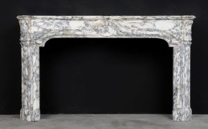 Breche Marble Fireplace Mantel