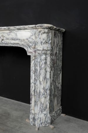 Breche Marble Fireplace Mantel