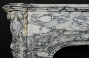 Breche Marble Fireplace Mantel