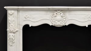 Perfect Petite Fireplace Mantel, Louis XV Style