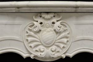 Perfect Petite Fireplace Mantel, Louis XV Style