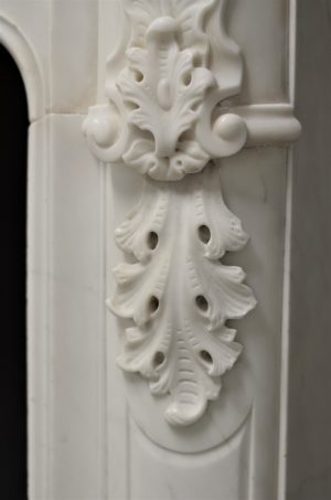 Perfect Petite Fireplace Mantel, Louis XV Style