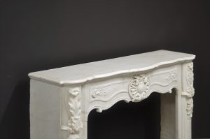Perfect Petite Fireplace Mantel, Louis XV Style