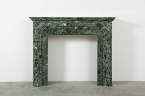 Suprising Green Breche Marble Fireplace Mantel