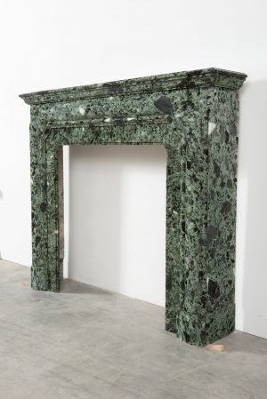 Suprising Green Breche Marble Fireplace Mantel
