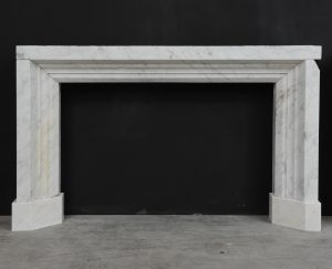 White Marble Bolections Fireplace