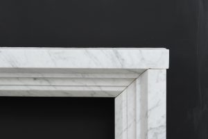 White Marble Bolections Fireplace