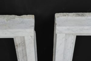 White Marble Bolections Fireplace