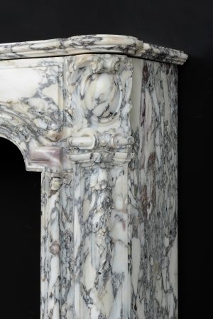 Breche Marble Fireplace Mantel