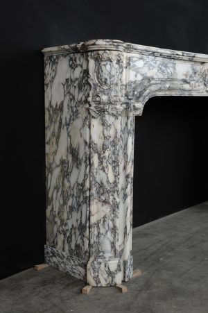 Breche Marble Fireplace Mantel