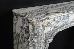 Breche Marble Fireplace Mantel