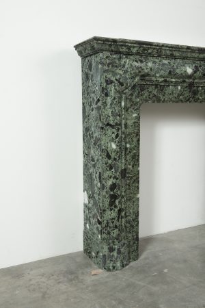 Suprising Green Breche Marble Fireplace Mantel