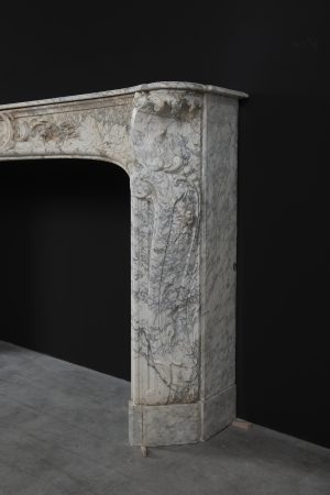 Dutch Louis XV Fireplace Mantel, 18th Century