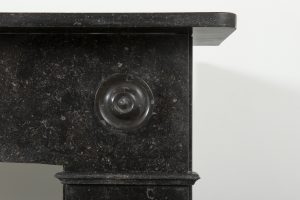 Set of Antique Fireplace Mantels in Belgian Blue Stone