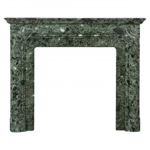 Suprising Green Breche Marble Fireplace Mantel