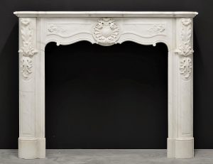 Perfect Petite Fireplace Mantel, Louis XV Style