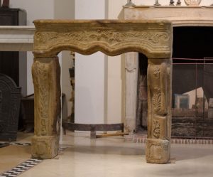 Sandstone Régence Fireplace