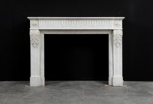 French Louis XVI Fireplace Mantel