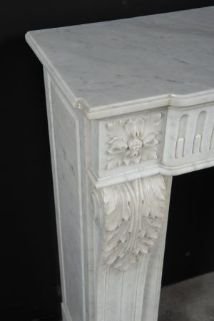 French Louis XVI Fireplace Mantel