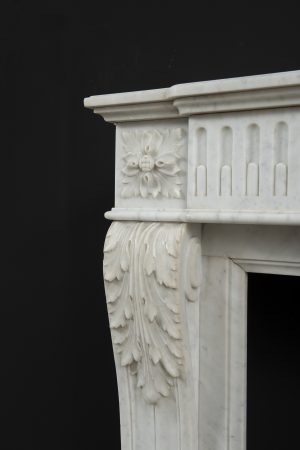 French Louis XVI Fireplace Mantel