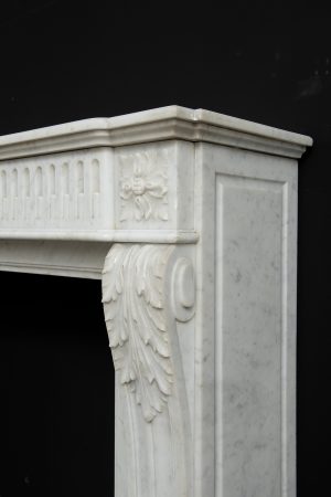 French Louis XVI Fireplace Mantel
