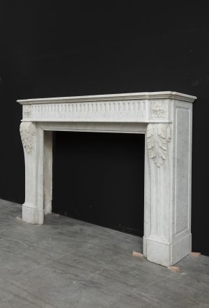 French Louis XVI Fireplace Mantel