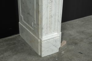 White Marble Fireplace Mantel