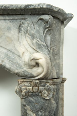 Extraordinair French Fireplace Mantel, Louis XIV Style.