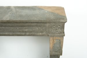 French Louis XVI Fireplace Mantel in Limestone