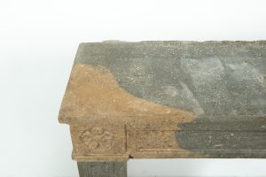 French Louis XVI Fireplace Mantel in Limestone