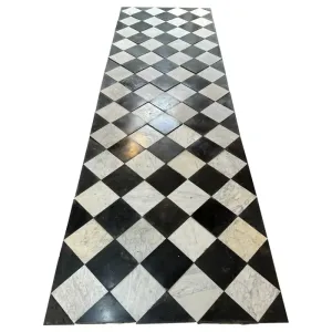 Antique Checkered Floor Tiles