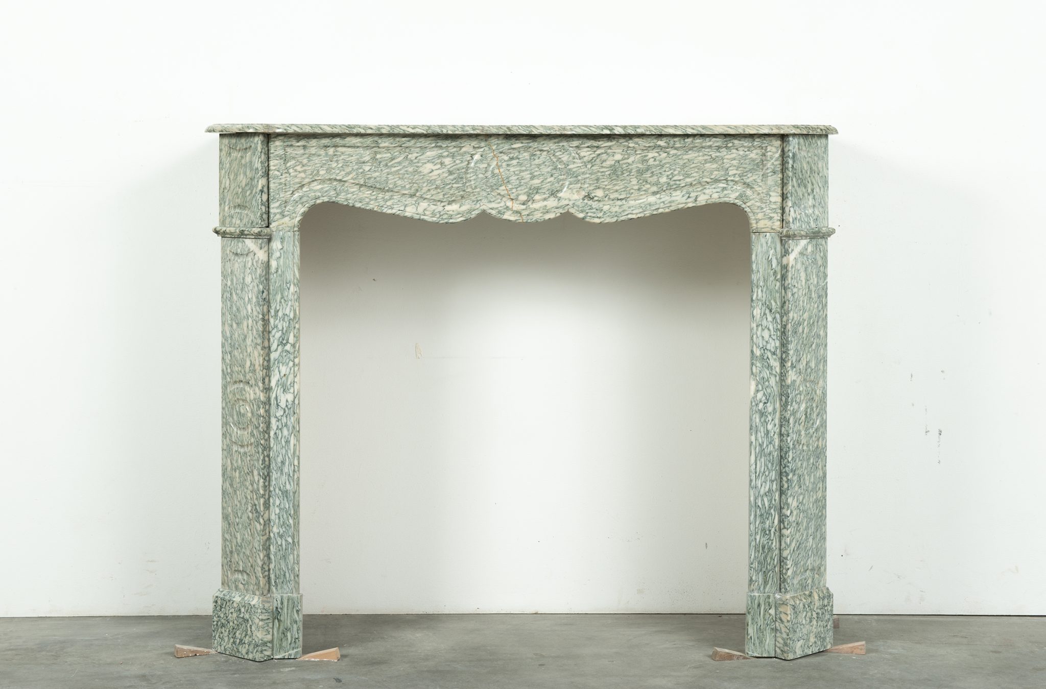 Antique Green Marble Fireplace - Schermerhorn Antique Fireplaces
