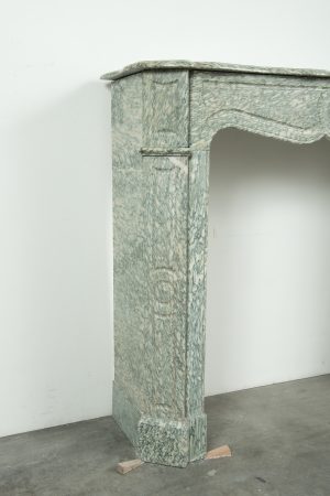 Antique Green Marble Fireplace
