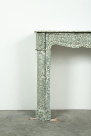Antique Green Marble Fireplace