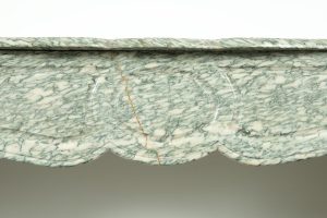 Antique Green Marble Fireplace
