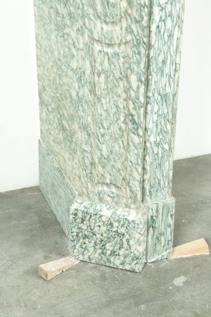 Antique Green Marble Fireplace