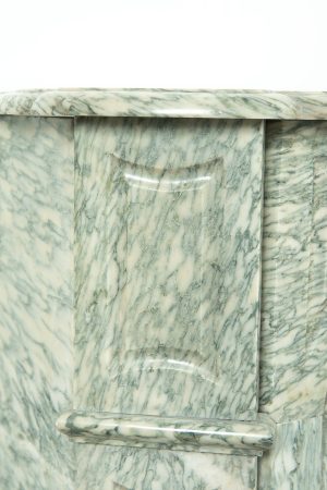 Antique Green Marble Fireplace