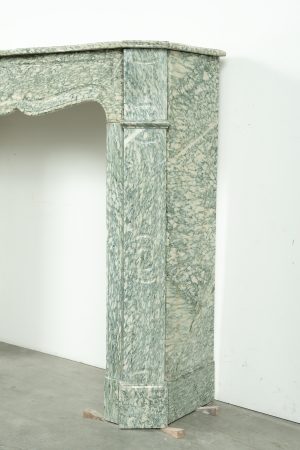 Antique Green Marble Fireplace