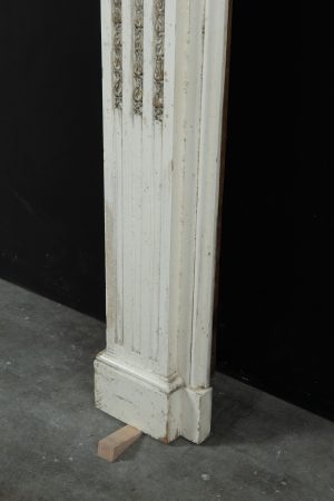 Wooden Louis XVI Fireplace Mantel
