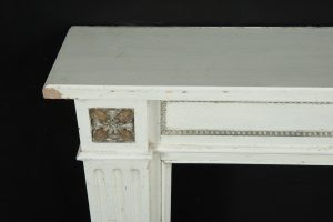 Wooden Louis XVI Fireplace Mantel