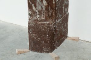 Louis XV Fireplace Mantel in Red Marble