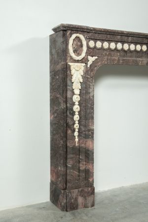 Antique Rams Head Fireplace