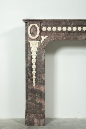 Antique Rams Head Fireplace