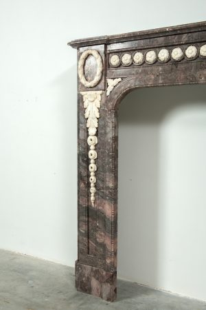 Antique Rams Head Fireplace