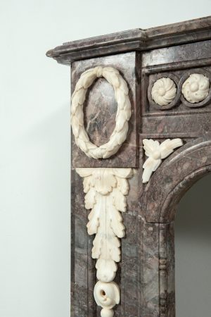 Antique Rams Head Fireplace