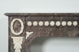 Antique Rams Head Fireplace