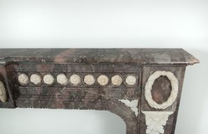 Antique Rams Head Fireplace